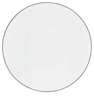 2 x dessert plate black ink - Raynaud